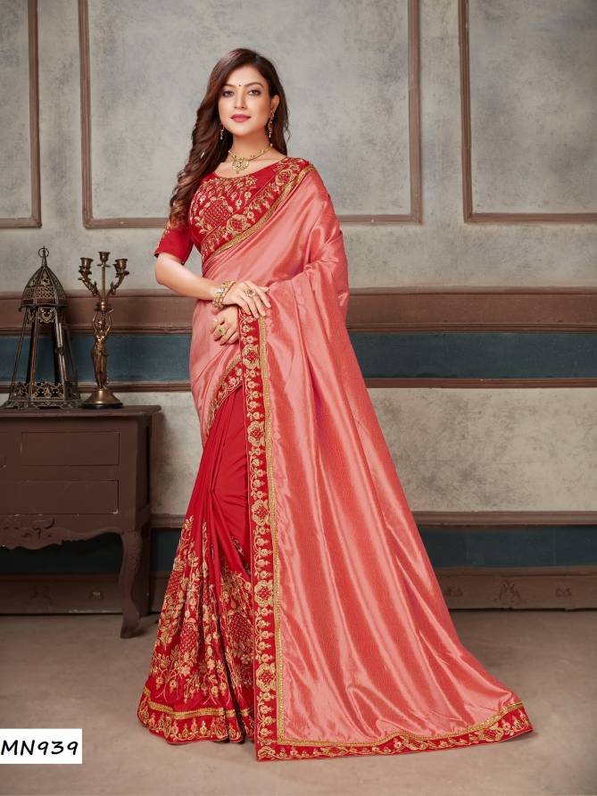 Manohari Roohi 13 Latest Casual Heavy Wedding Wear Embroidery work Sarees Collection